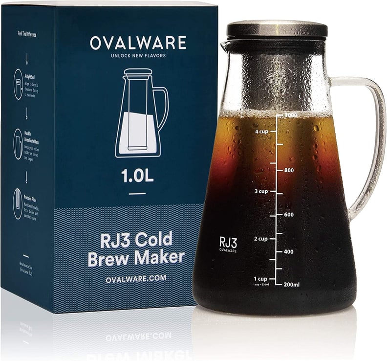 For Cold-Brew-Lovers: Ovalware RJ3 Brewing Glass Carafe