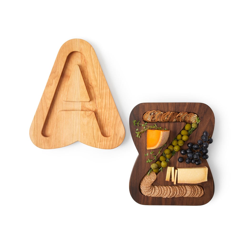 Monogram Cheese & Crackers Serving Board