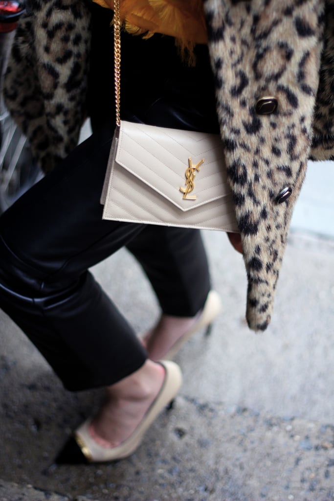 Saint Laurent Leather Wallet on a Chain ($1,350)