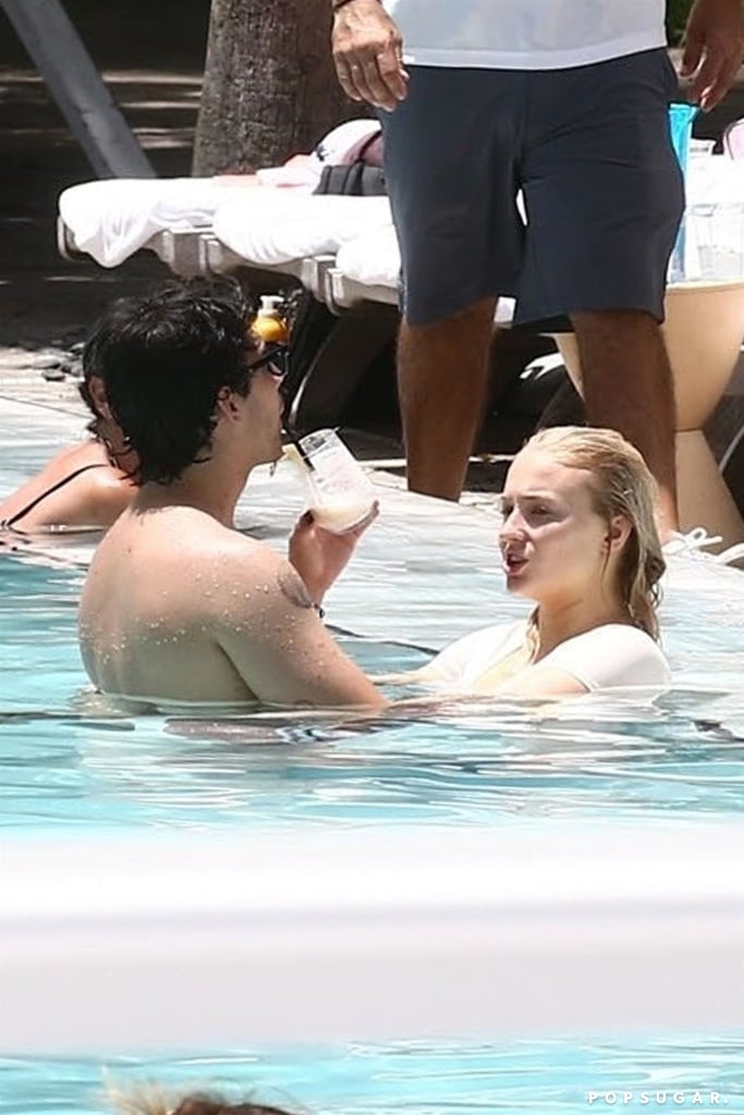 Joe Jonas and Sophie Turner Kissing in Miami August 2018