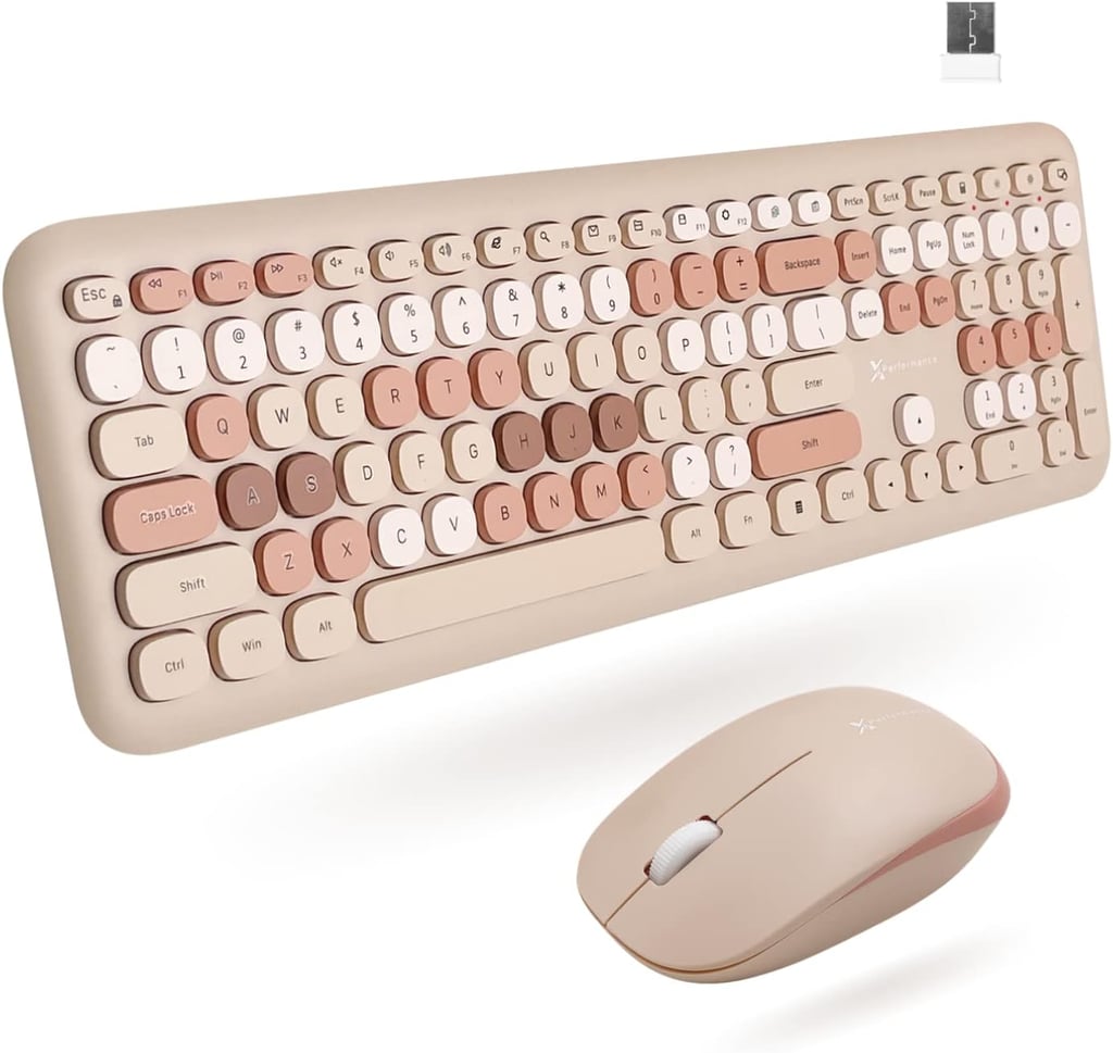 A Colorful Keyboard With a Retro Aesthetic