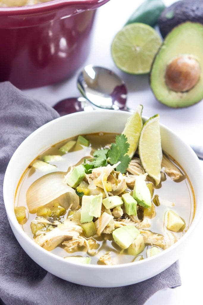 Slow-Cooker Green Chili Chicken Soup