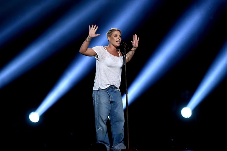 Pink's Jeans at the Grammys 2018