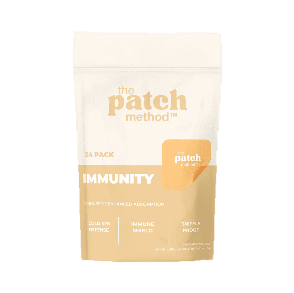 The Patch Method The Immunity Patch ($60)
Trying to remember if you took your daily vitamins can be exhausting. If you are looking for new ways to elevate your supplement game, these innovative biohacking patches are for you. Simply choose from one of their eight different blends and stick a patch on dry skin for up to 12 hours for maximum ingredient absorption.