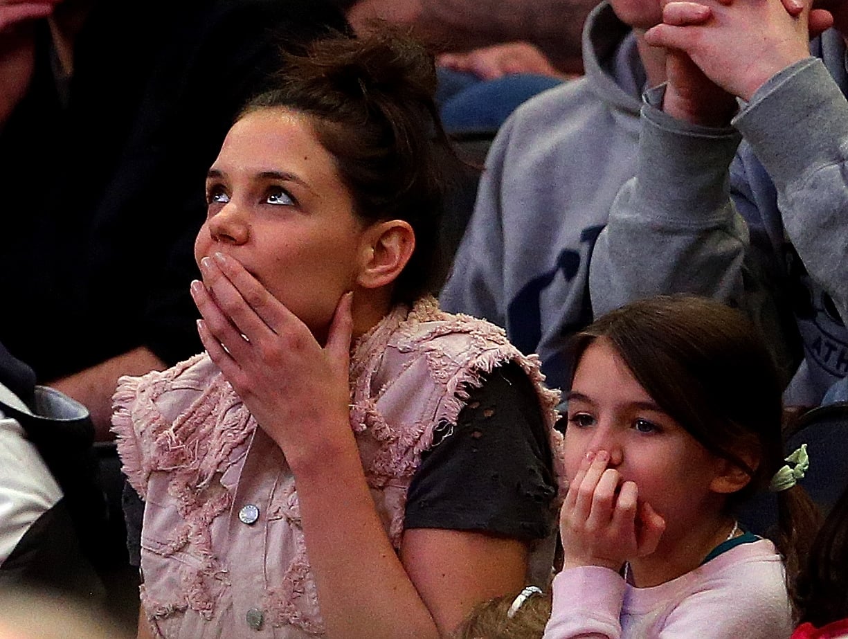 Katie Holmes and Suri Cruise at March Madness PS Celebrity