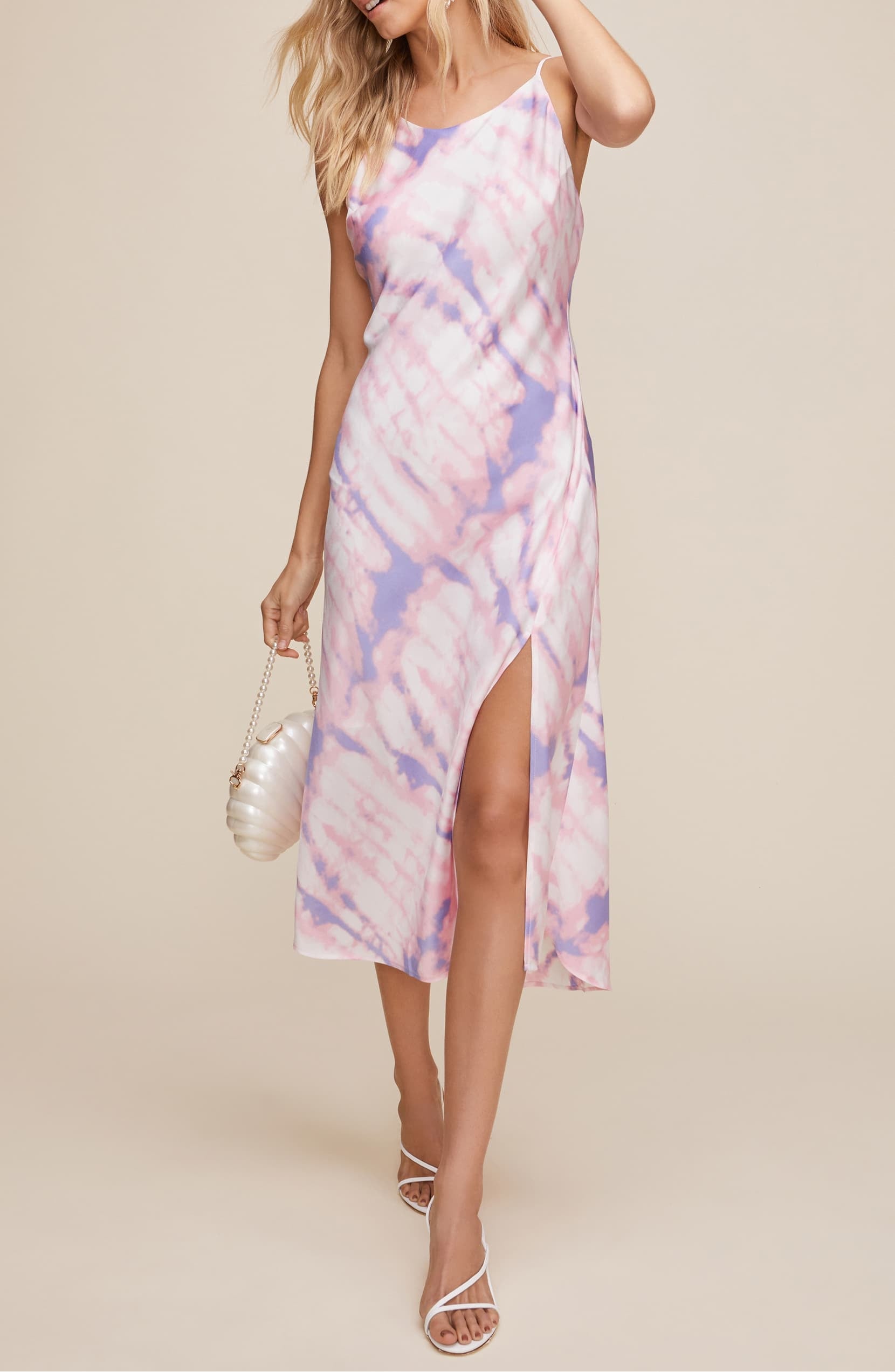 Astr the Label Bias-Cut Sleeveless Satin Midi Dress | 39 ...