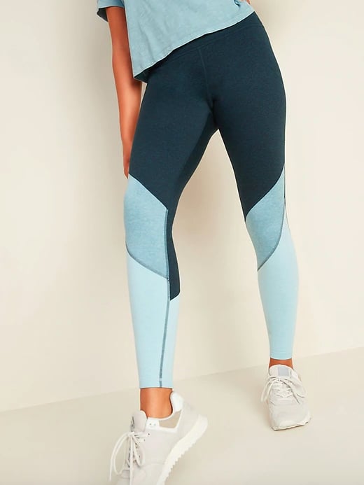 Old Navy High-Waisted Elevate CozeCore Colour-Blocked Leggings, 23 Chic Thermal  Leggings That Will Warm Your Legs All Winter