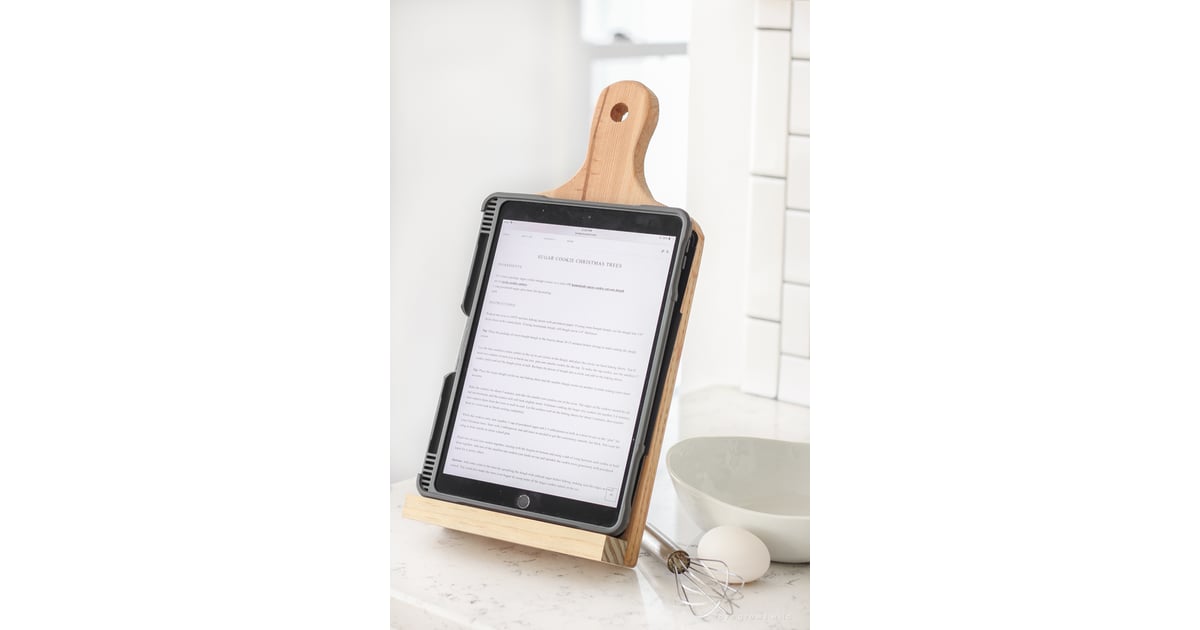 DIY Cutting Board Tablet Holder The Best DIY Gifts For Guys 2019
