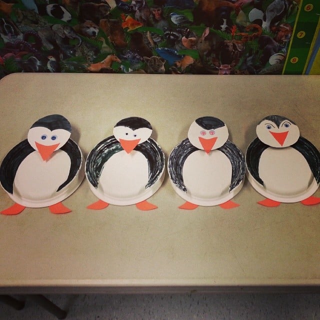 March of the Penguin Plates