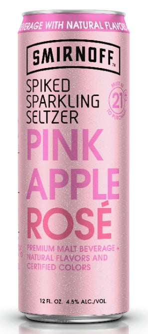 Smirnoff Spiked Sparkling Seltzer Pink Apple Rosé