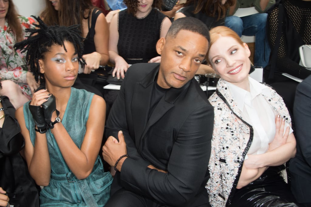Will Smith and Willow Smith at Paris Fashion Week July 2016