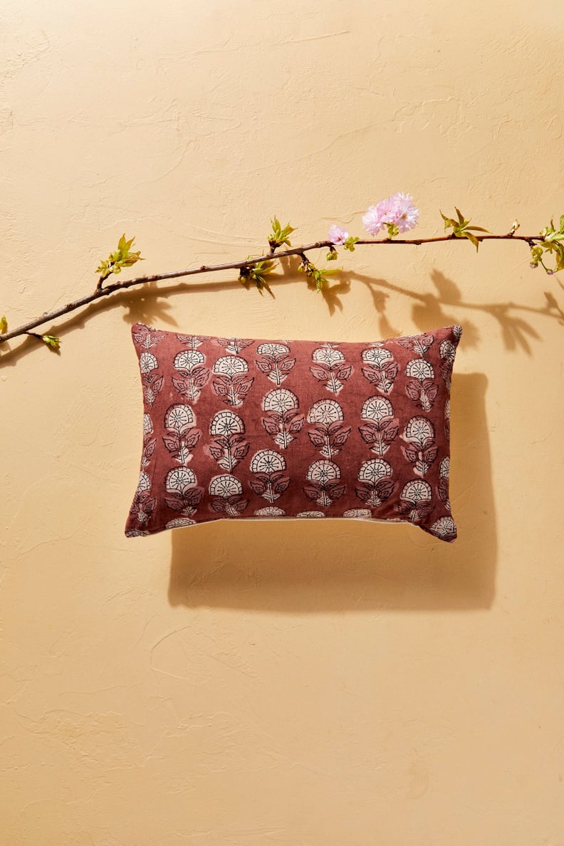 House of Harlow 1960 Creator Collab Floral Block Print Pillow Cover