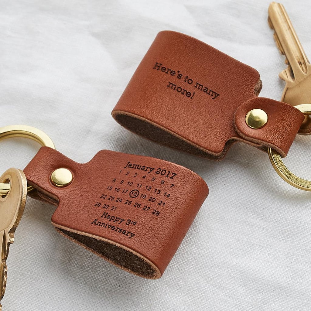 Personalized Calendar Date Keychain