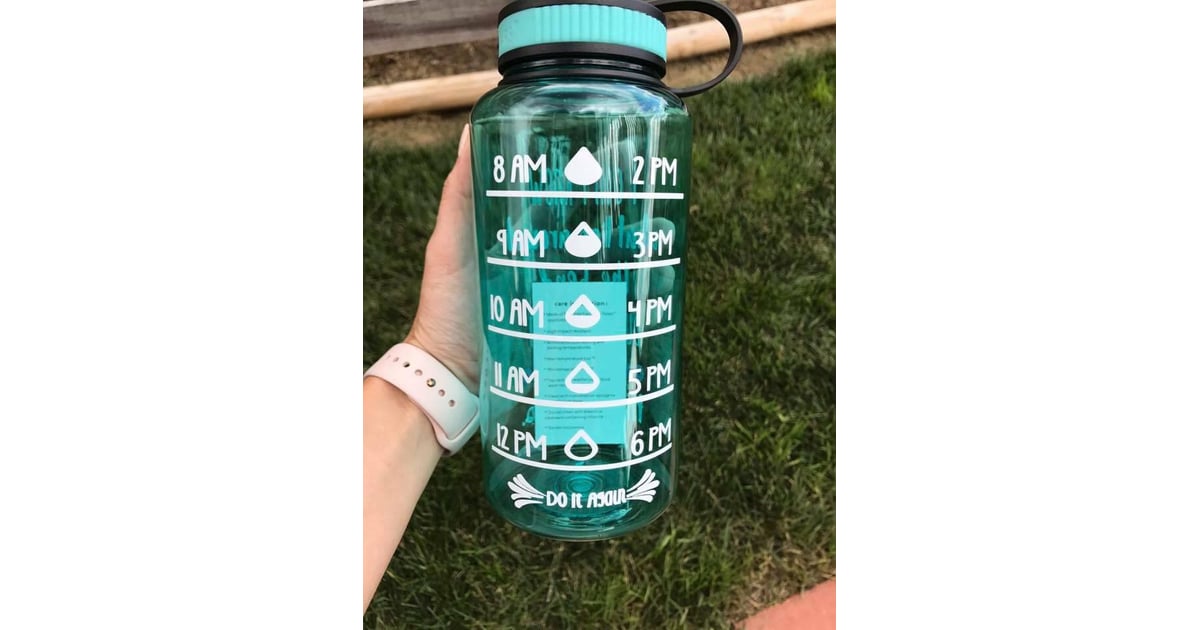 AMS Personalization Water Bottle With Times TimeIncrement Water