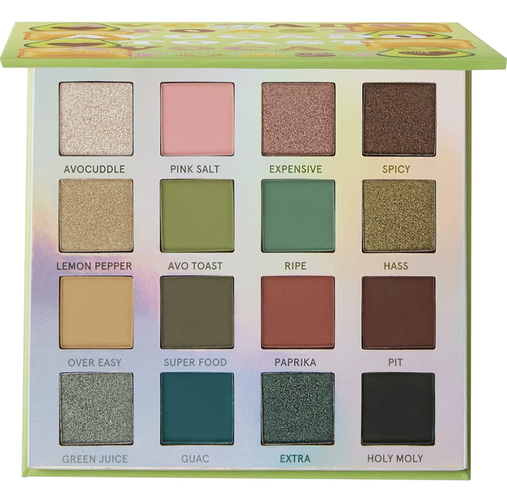 BH Cosmetics Weekend Vibes Avocado Toast 16-Color Shadow Palette