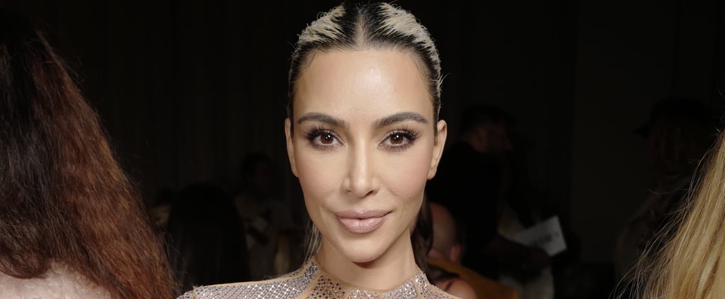 Kim Kardashian's Sheer Sequin Gown Goes Viral in NYFW Video