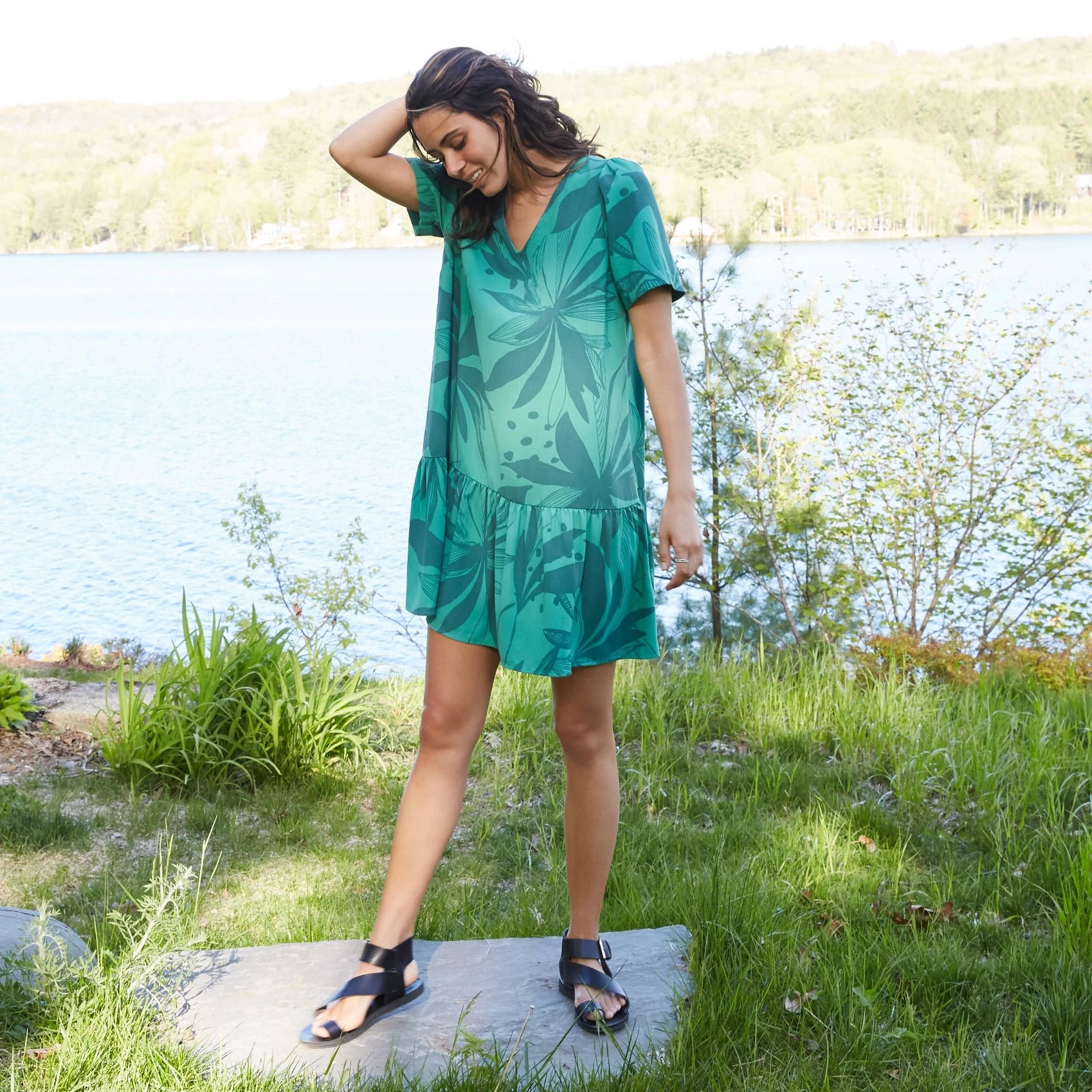 Target a new day yellow dress sale