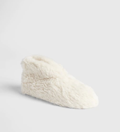 Faux-Fur Boot Slippers