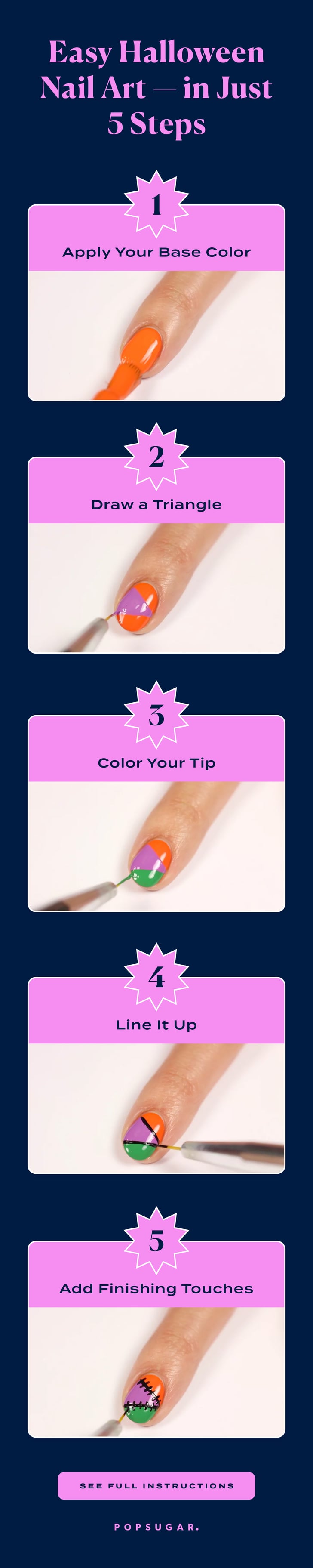 Sally Hansen x Sour Patch Halloween Nail Art How-To