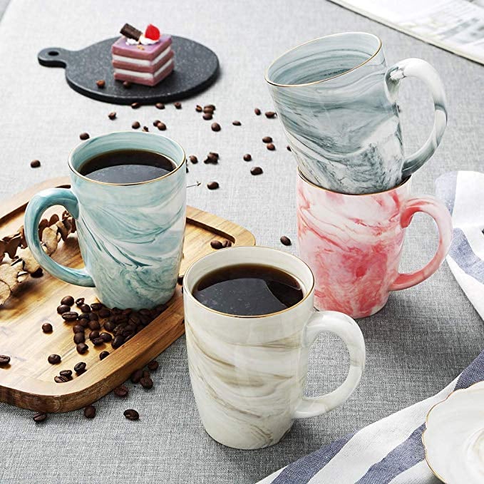 Hoomeet Marble Ceramic Coffee Mugs