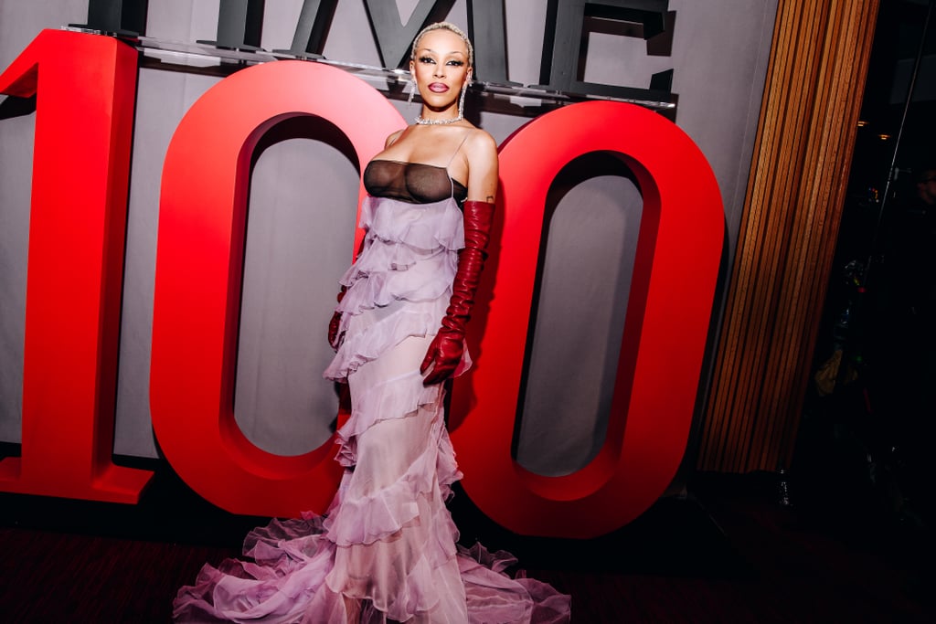 Doja Cat Wears Sheer Valentino Dress to the Time100 Gala
