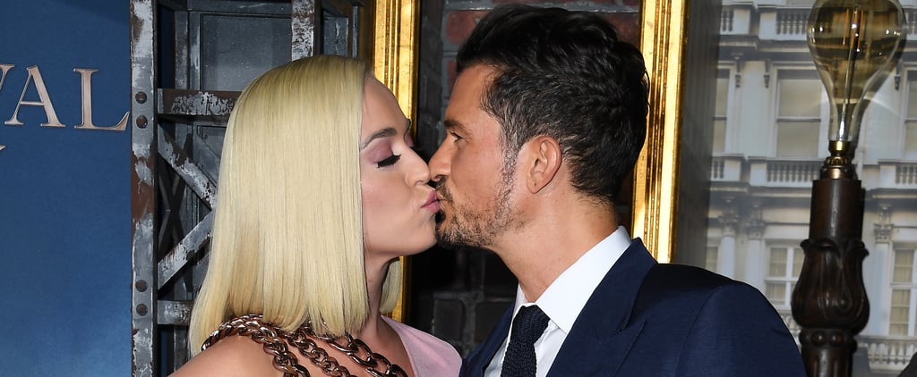 Katy Perry and Orlando Bloom Look So in Love as They Kiss at the Carnival Row Premiere