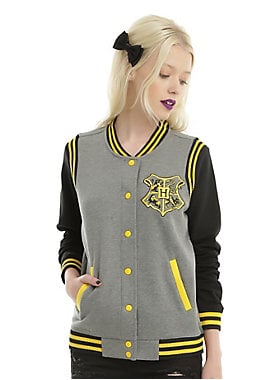 Harry Potter Hufflepuff Girls Varsity Jacket