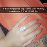 Kylie Jenners Promise Ring Popsugar Fashion Photo 2