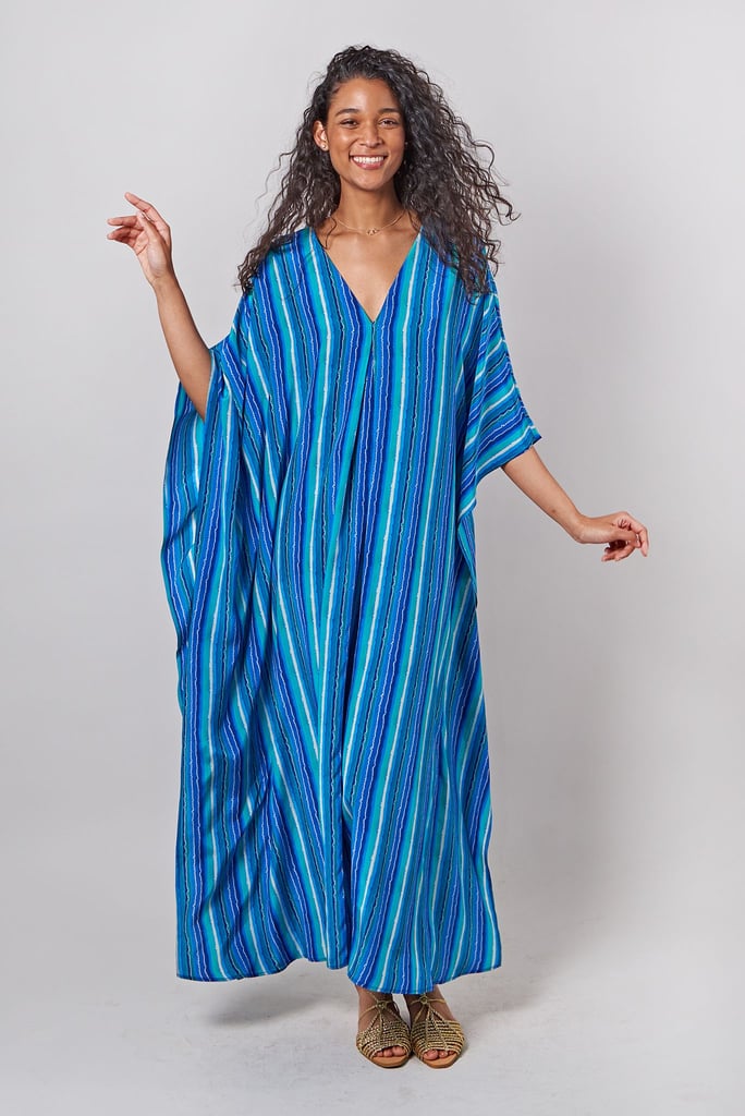 Tucker Cleo Caftan in Blue Lorden Stripe