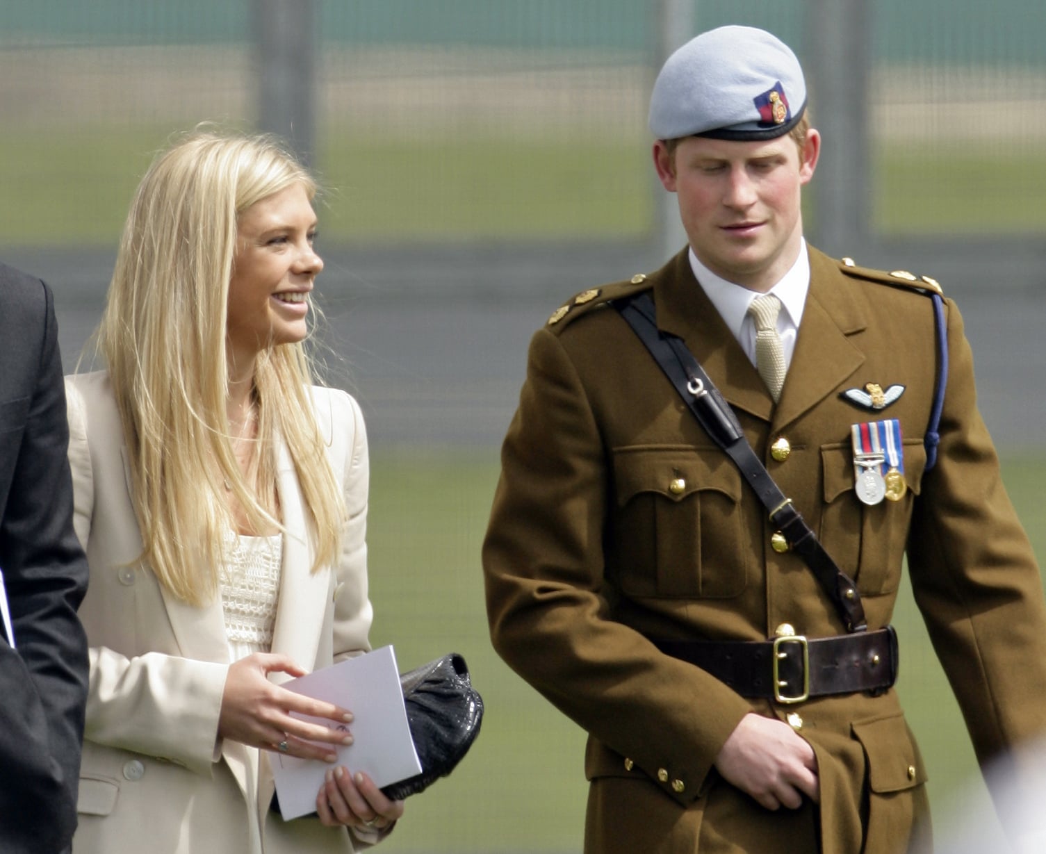 ANDOVER, UNITED KINGDOM - MAY 07: (EMBARGOED FOR PUBLICATION IN UK NEWSPAPERS UNTIL 48 HOURS AFTER CREATE DATE AND TIME) Chelsy Davy and boyfriend HRH Prince Harry attend Harry's Army Air Corps pilots course graduation ceremony at the Museum of Army Flying on May 7, 2010 in Andover, England. (Photo by Indigo/Getty Images)