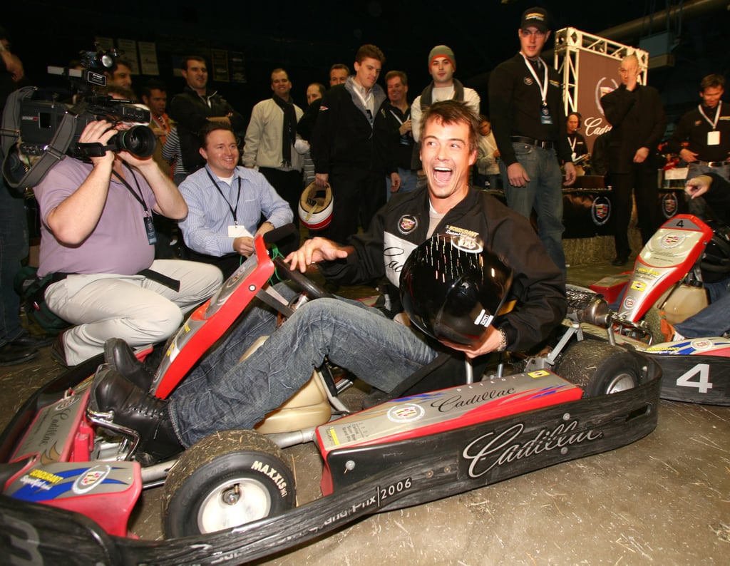 Josh Duhamel posed in a go-kart in 2006.