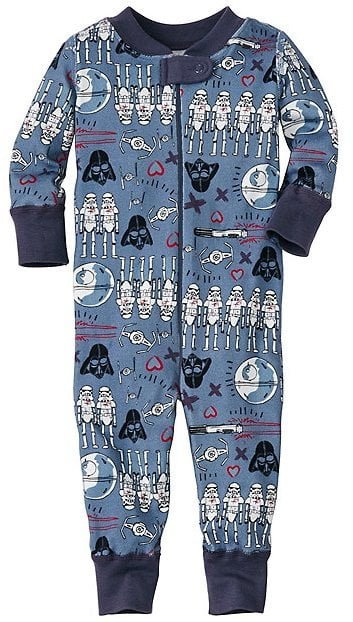 Star Wars Valentine's Day Baby Sleeper in Pure Organic Cotton