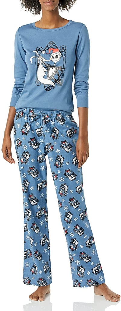 A Spooky Find: Amazon Essentials Women's Disney Nightmare Santa Jack Flannel Pajamas Sleep Sets