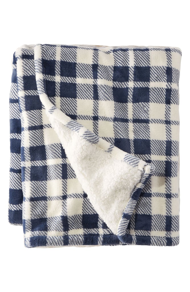 L.L.Bean Wicked Plush Fleece Throw Blanket