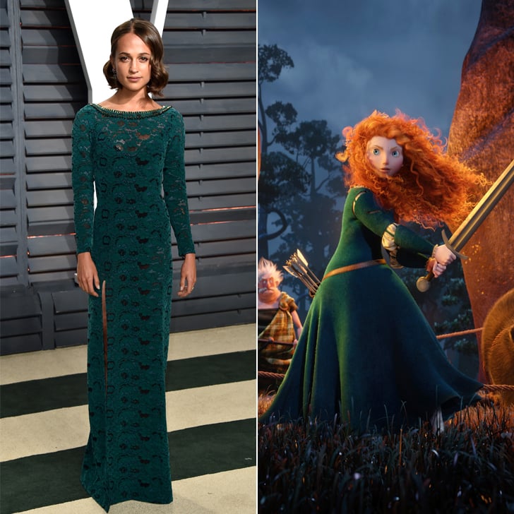 Alicia Vikander Channeling Merida