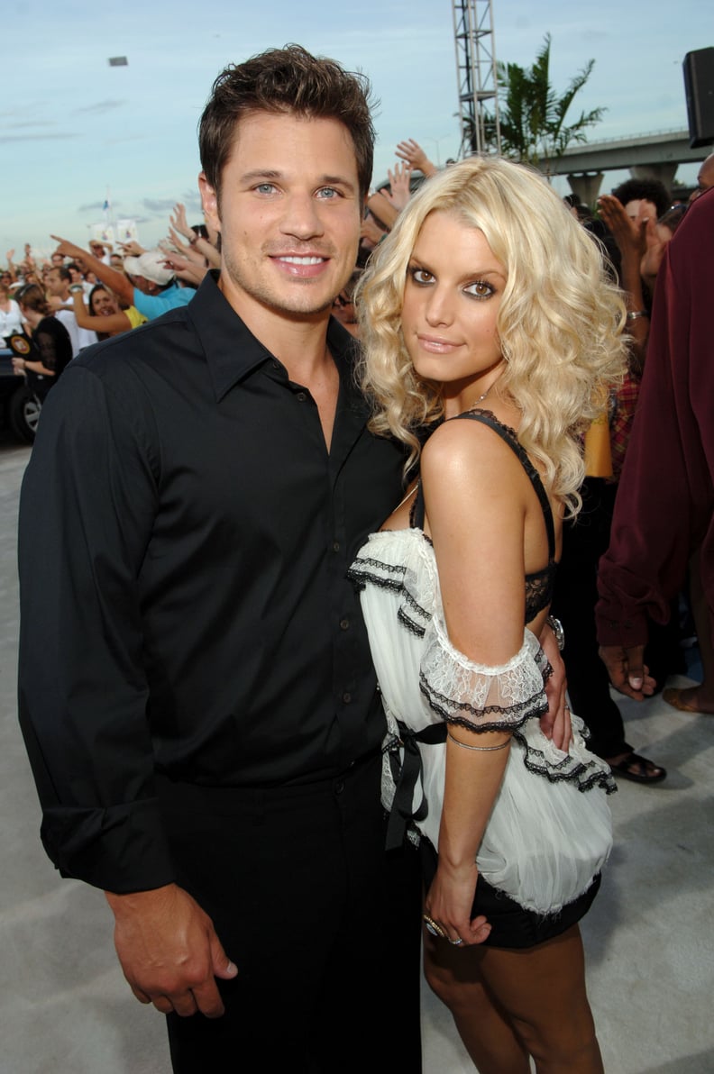 Nick Lachey and Jessica Simpson were still married.