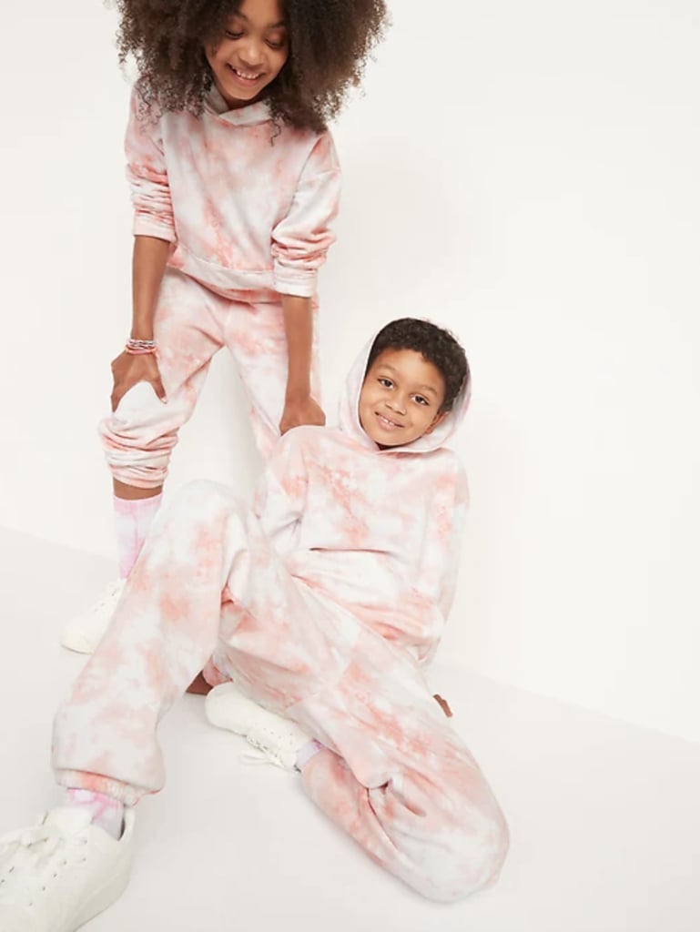 Old Navy Gender-Neutral Sweatpants For Kids in Pink Tie-Dye