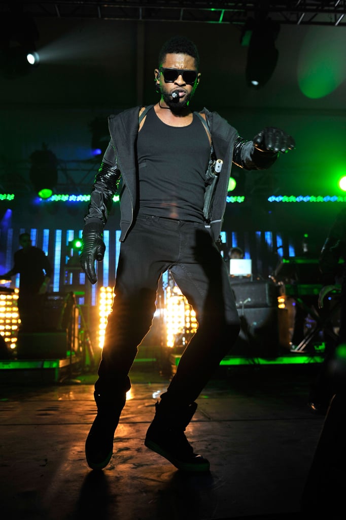 Usher showed off his signature sexy dance moves during a party performance in 2011.