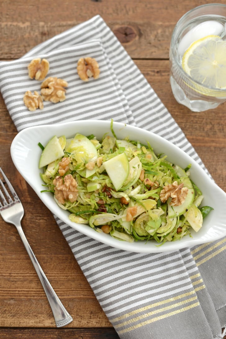 Shaved Brussels Sprouts Salad With Apples and Walnuts