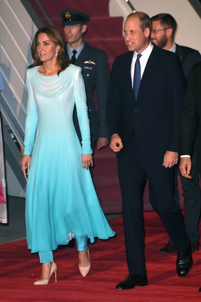 Kate Middleton's Blue Dress Is an Homage to Princess Diana