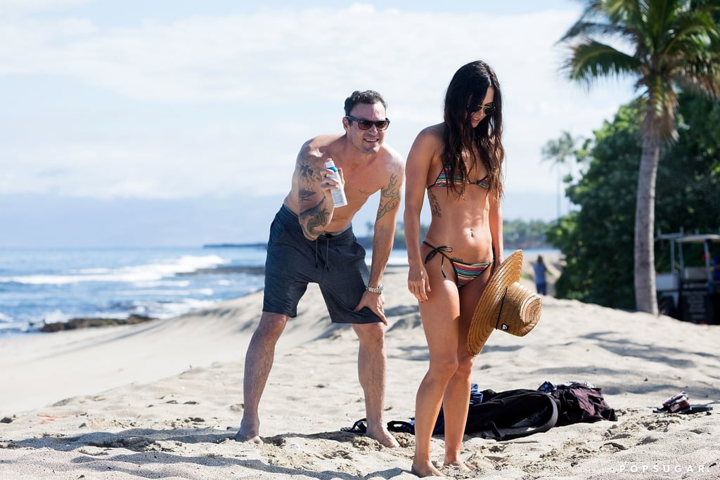 Megan Fox and Brian Austin Green Showing PDA in Hawaii