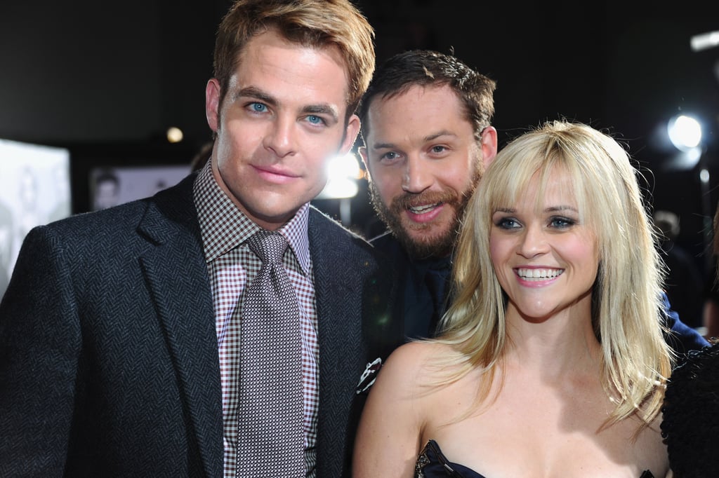 Photobombing Reese Witherspoon and Chris Pine at the This Means War LA premiere in 2012.