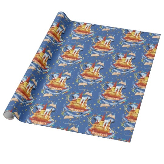 Harry Potter Charming Castle Wrapping Paper