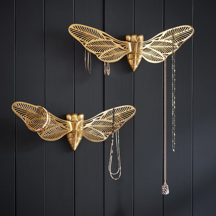 Moth Wall Jewellery Holders