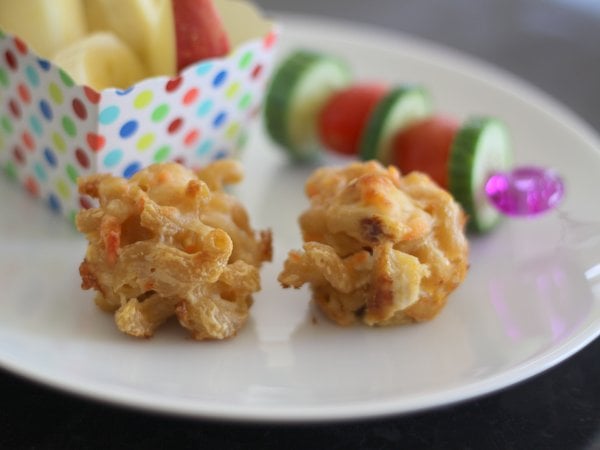 Mini Mac 'n' Cheese Cups With Carrots