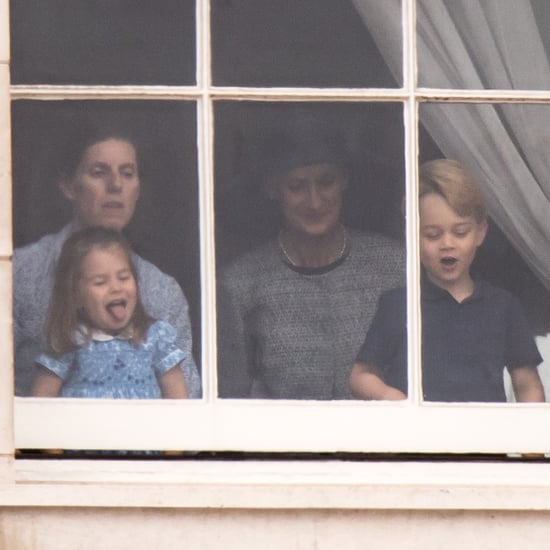 Prince George and Princess Charlotte at RAF Celebration 2018