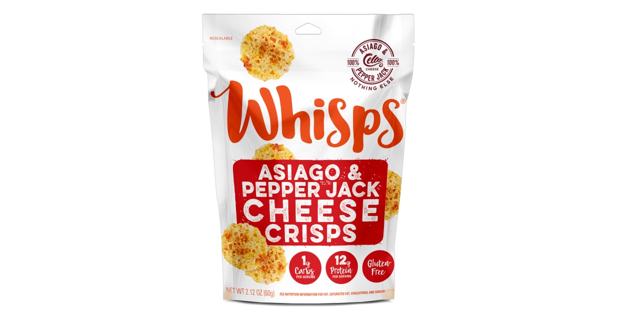 Cello Whisps Asiago & Pepper Jack Cheese Crisps Keto Snacks on the Go