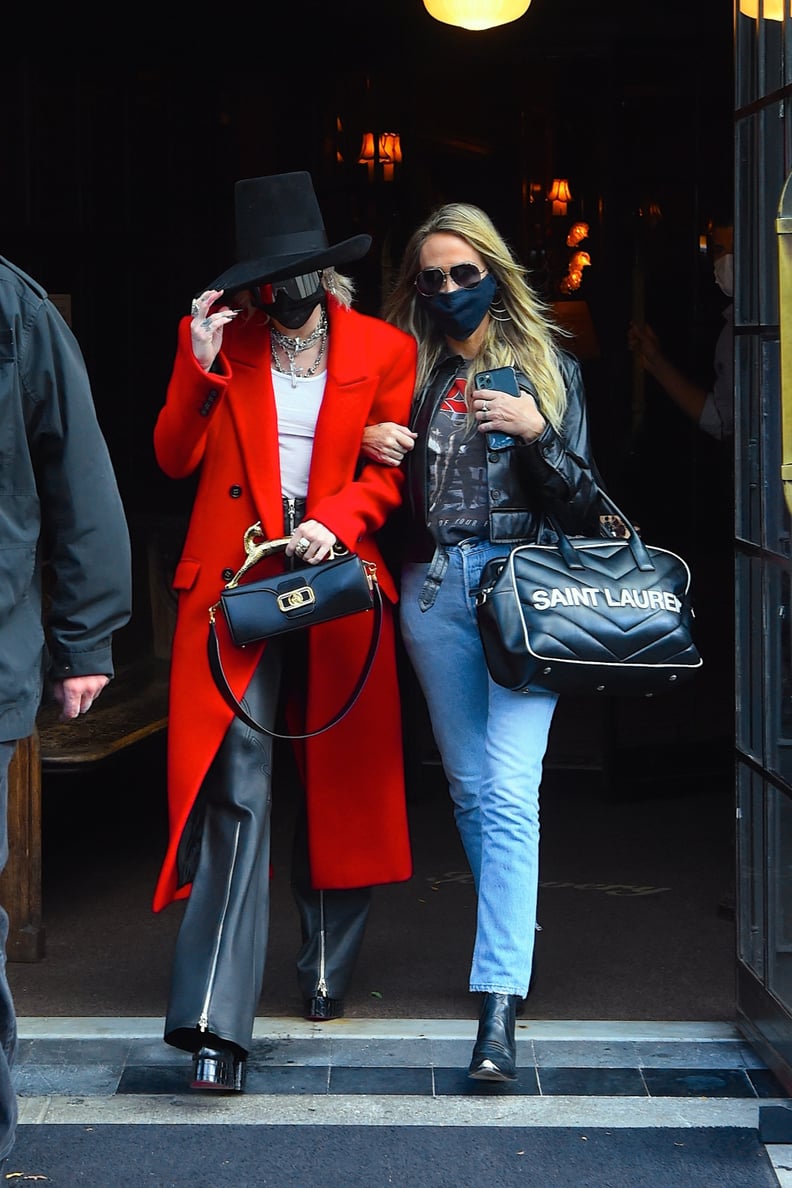Miley Cyrus and Tish Cyrus in New York City