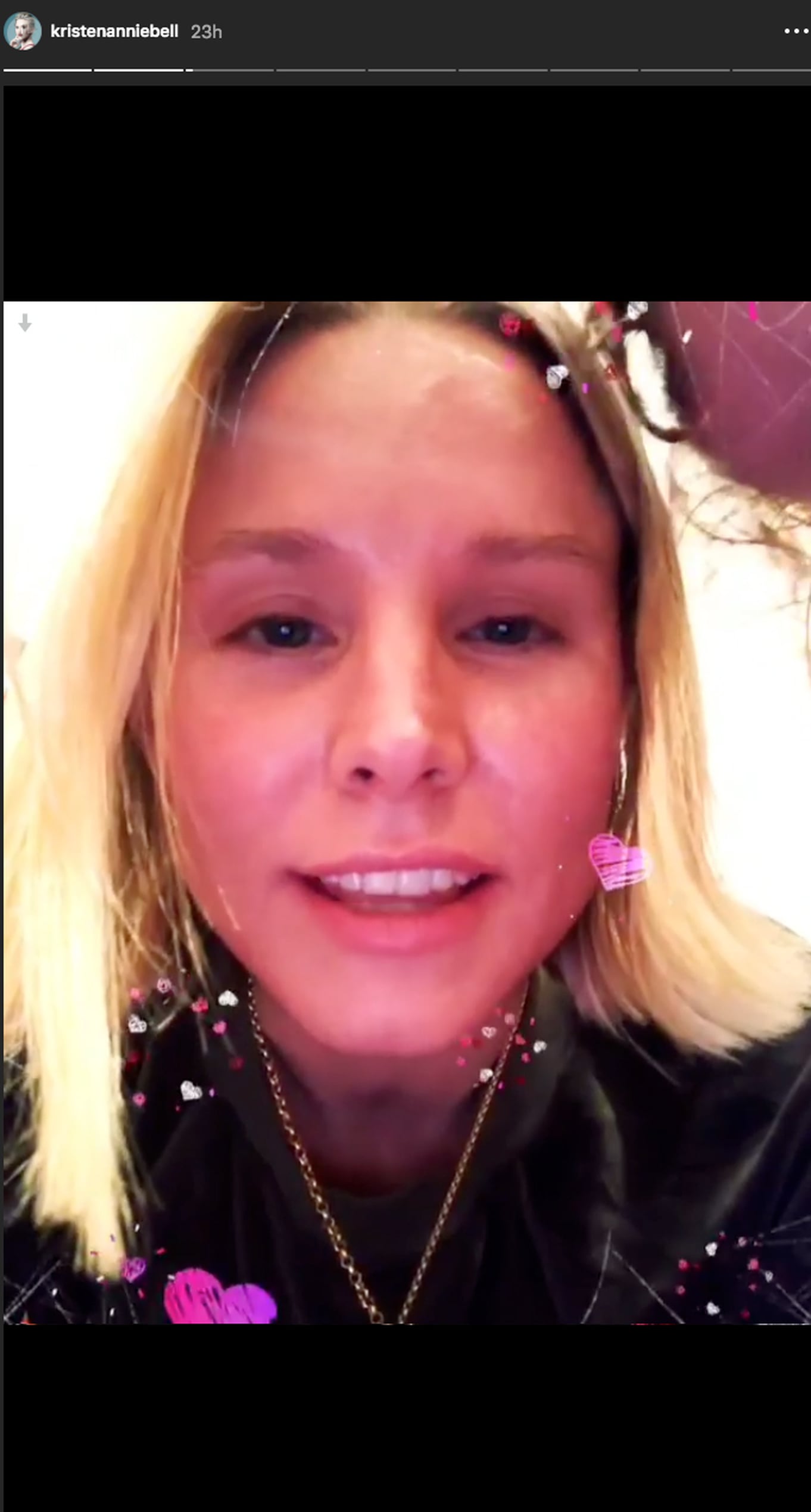 Kristen Bell's Daughter Washed Her Hair With Vaseline PS Family(01)