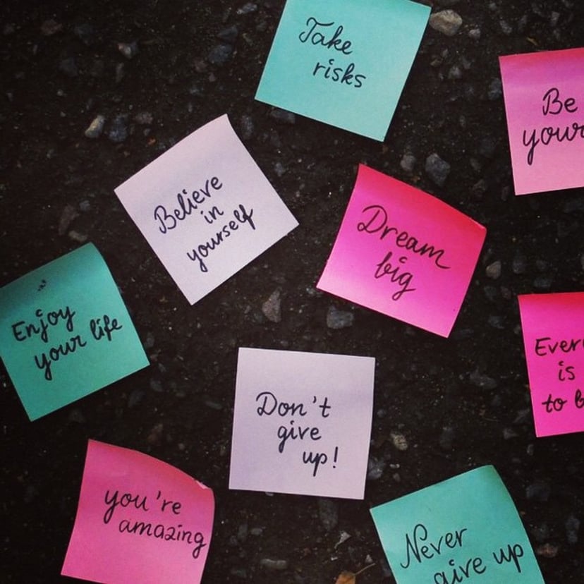 Motivational Mirror Notes